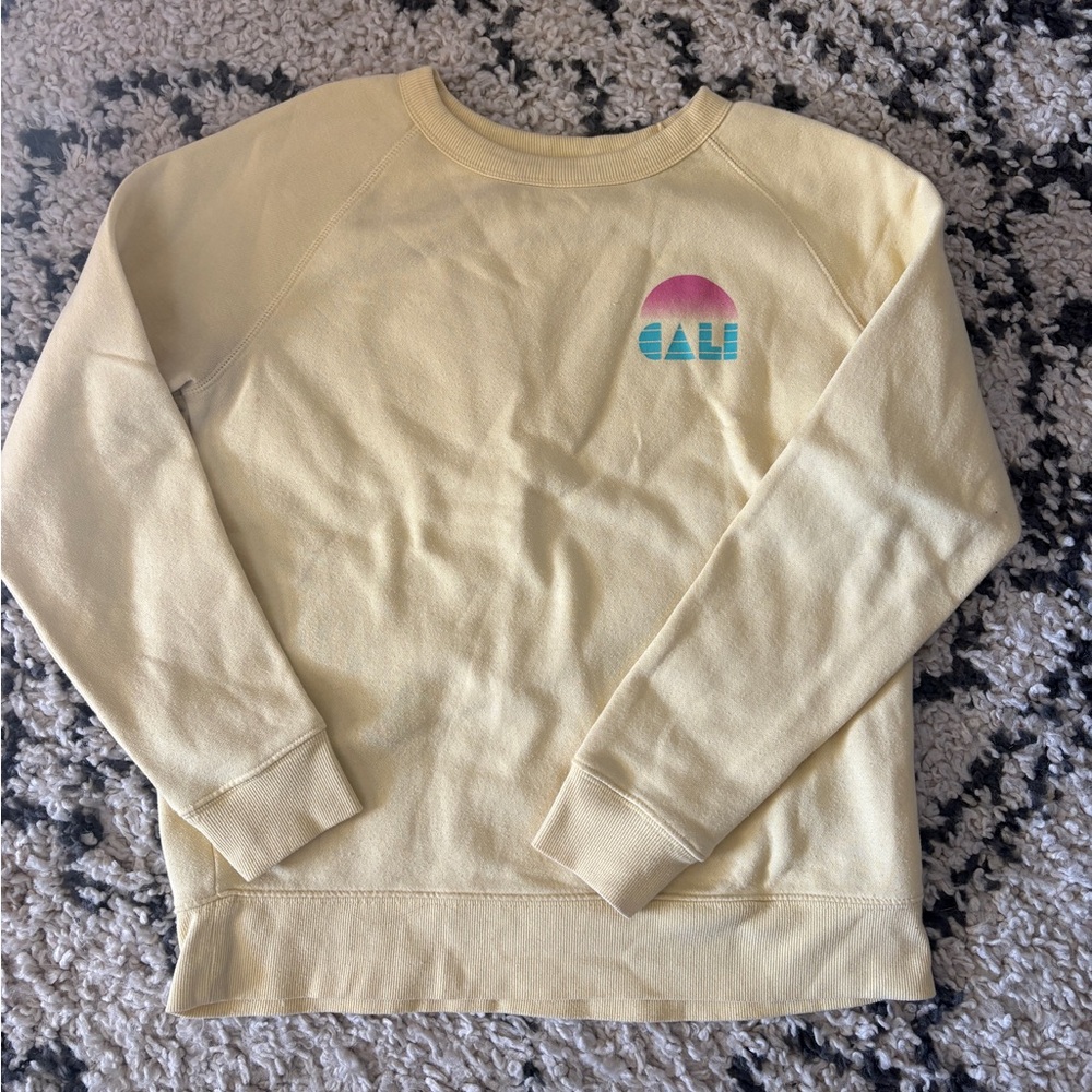 Cali yellow crew neck